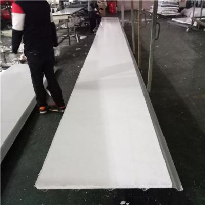 China 0.5mm PVC EPS sandwich waterproof roof panel for fast assemble buildings for sale