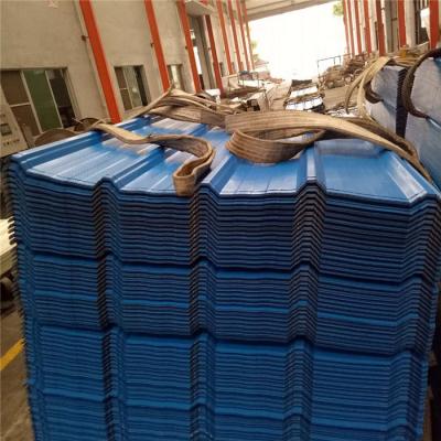 China 30 years eco-friend blue 0.526mm corrugated roof sheet for buildings tile for sale