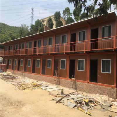 China fast assembly 20ft container house with bathroom and kitchen for worker camp for sale