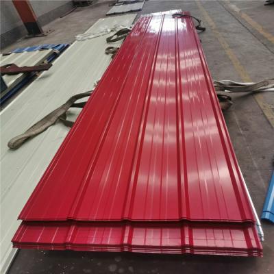 China lifespan 20 years wine red 0.476mm thickness of corrugated roof steel sheet for poultry farm for sale