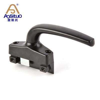 China Modern aluminum alloy centripetal opening and locking multipoint pull sliding handle for window for sale