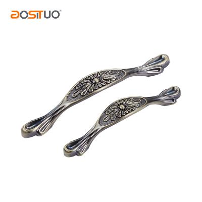 China High quality antique brass cabinet handle handel cabinet furniture drawar handle for sale