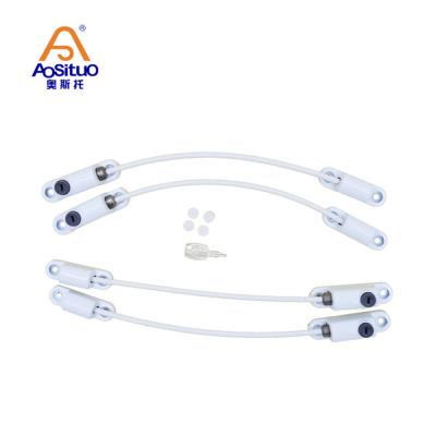 China Zinc Alloy Casement Child Lock Child Door Safety Window Cable Passageway Safety for sale