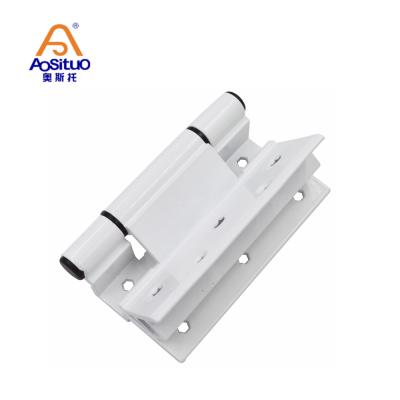 China upvc aluminum internal bent hinge powder coated white aluminum hinge for window and door for sale