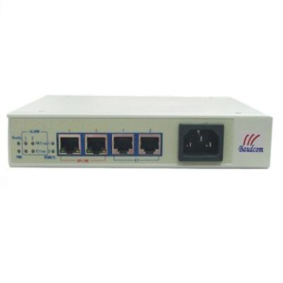 China Point-to-point and Baudcom point-to-multipoint E1 TDM application over IP T1 | E1 over ethernet converter for sale