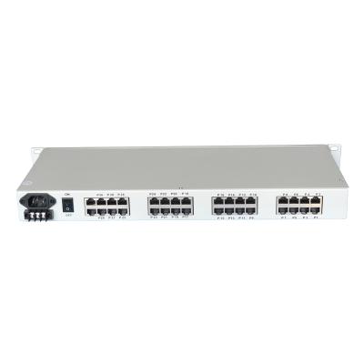 China FTTH 30 Channel Telephone FXS FXO Fiber Optic Multiplexer for sale