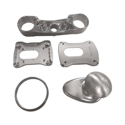 China Rapid Prototyping CNC Aluminium Machined Parts Plated Steel Surface Treatment for sale