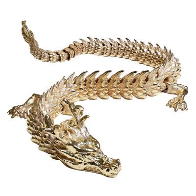 China MJF SLS SLM Metal 3D Printing Service Articulating Dragon 3D Model for sale