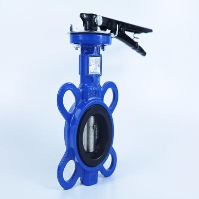 China General Top Quality PN10/16 Wafer And Lug Type Butterfly Valve With Pin For Water Carbon Steel SS Disc Quarter Turn Valve for sale