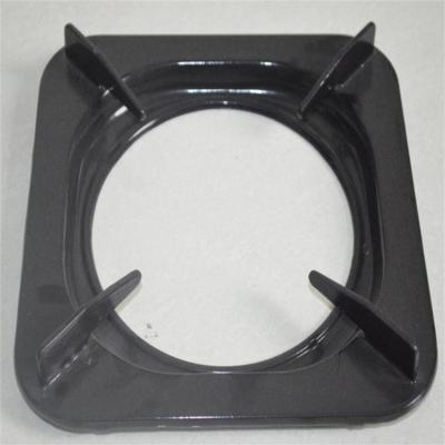 China Black Square Household Gas Stove Spare Part Pan Support for sale