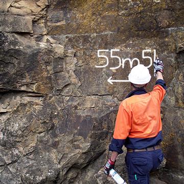 China Underground Mine Marking Paint, Non -Flammable for sale