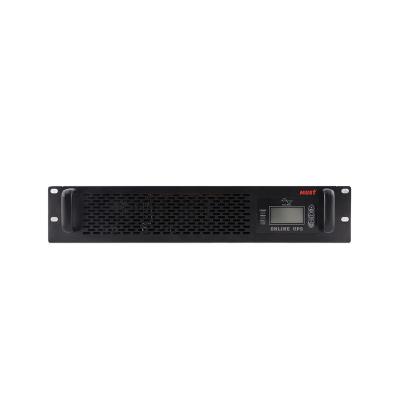 China 220V Networking Rack Mount UPS 2KVA 48V 12v*7Ah*4pcs High Frequency Online Built-in Battery Pure Sine Wave Power Supply for sale