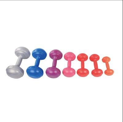 China Dumbbell Rack Hot Sale Plastic Cement Dumbbells Set Cement Dumbbell For Strength Training for sale