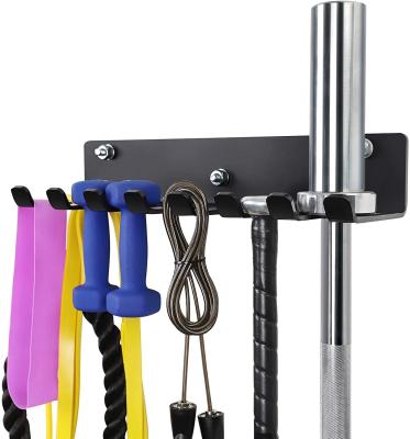 China Indoor Gym Rack Organizer, Resistance Band Storage Rack, Gym Hooks for sale