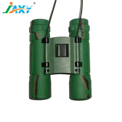 China JAXY 10x25 binoculars for kids army green binoculars play binoculars for promotion 11x10.5x3cm for sale