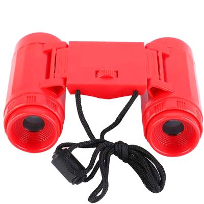 China Portable Foldable ABS Kids Toys Binoculars 3X ​​Plastic Outdoor Hiking Camping Light Weight for sale