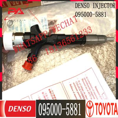 China 095000-5881 Gemeenschappelijke Spoorbrandstofinjector 23670-30050 voor Toyota Hiace Hilux 2KD FTV Te koop