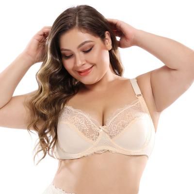 China New Arrival Comfortable Breathable QUICK DRY Women's Sexy Elastic Lace Up Bra Plus Size 2 Piece Lingerie Large for sale