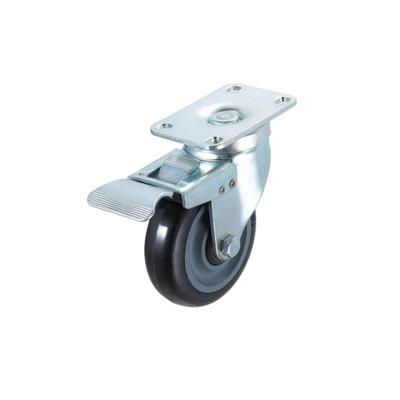 China Equipment Cabinet Galvanized Industrial Cast Iron Trolley Casters Wheels Heavy Duty Caster Wheel for sale