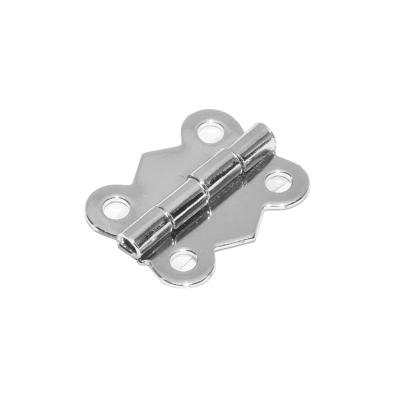 China Hinge for wooden box Foshan supply steel material small chrome plated mini hinge for wooden box FS5002 for sale