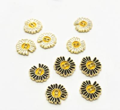 China High Quality Metal Durable Using Various Flower Doll's Shirt Button for sale