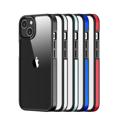 China Hot Selling Mobile Phone Anti-drop Case Material Transparent Shockproof Anti-fall Mobile Phone Frame Protective Case For iPhone 13 Pro Max for sale