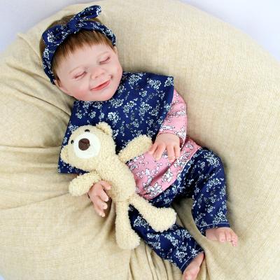 China Changeable Realistic Soft Clothing 18Inch Vinyl Bebe Reborn Doll Boneca Baby Dolls For Kids for sale