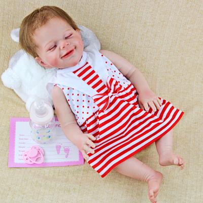 China Changeable Clothing 18inch Baby Dolls New Vinyl Women Dress Addition Full Body Reborn Baby Dolls for sale