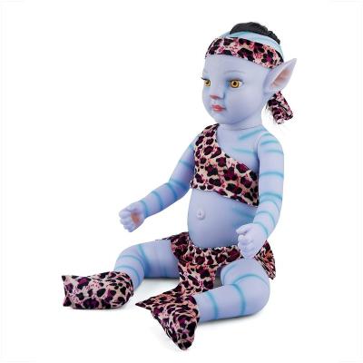 China Changeable Dressing Reborn Baby - Doll 20 Inch New Fashion Soft Blue Elven Doll Reborn Child Gifts Silicone for sale