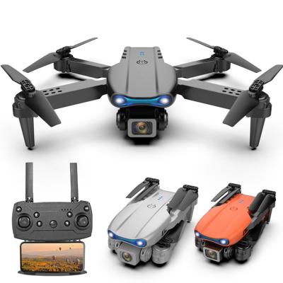 China Mini Cheap Wholesale Real Time View Rc Foldable Drone Helicopter Dual 4k Camera E99 K3 Smart 3 Sided Obstacle Avoidance Drone for sale