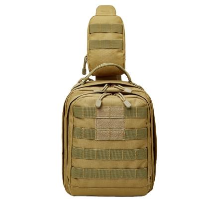 China Tactical Military Chest Bag Camouflage Sling MOLLE Body Cross Body System With Phone Pouch Comfortable Durable To Increase Trekking Displacement for sale