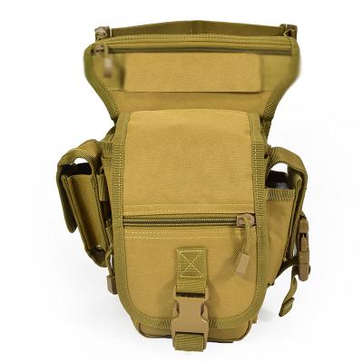 China Factory Wholesale Price Multi-Layer Large Space Water Proof Military Leg Bag With Adjustable Wrinkle Belt Strap On Waist Leg for sale