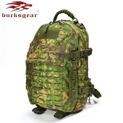 China Fashion 45L Molle Tactical 3 Day Backpack Nylon Military Rucksack Custom Hiking Camping Camouflage Bags for sale