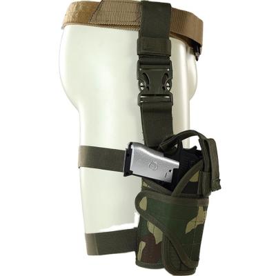 China China Factory Quality Warranty Camouflage Camouflage Auto Owned Pocket Pistol Gun Bag Shooting Light Weight Holster Wrinkle On Leg With Retaining Belt for sale