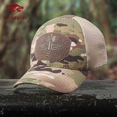 China New Bucksgear Jungle Camouflage Patch Army Waterproof Outdoor Hiking Hunting Men Camouflage Baseball Cap Military Custom Tactical Hat for sale