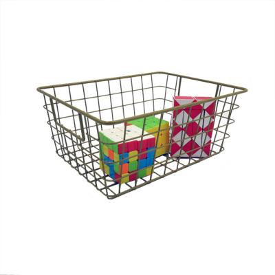 China Storage Wire Sundries Basket Wire Storage Rack Folder Collect Basket for sale