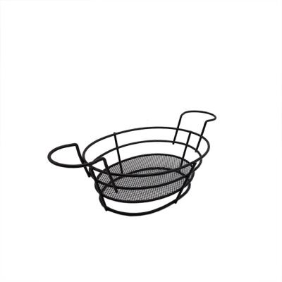 China Hot Selling Viable Metal Wire Mesh Storage Basket Iron Organizer for sale