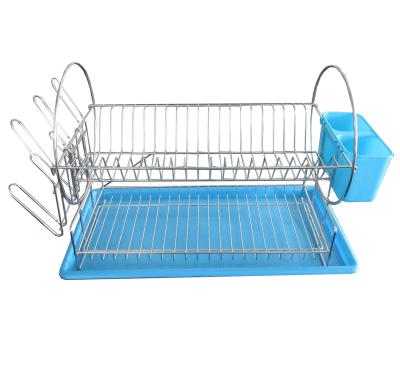 China Kitchen Shllf 2 Tiers Sustainable High Quality Dish Rack for sale