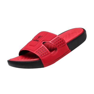 China Promotional Lightweight Black PVC Various Casual Men's Slippers Shoes In Summer for sale