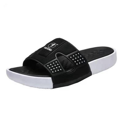 China Light Weight Widely Used Black Cheap Mens Breathable Beach Shoes House Slippers for sale