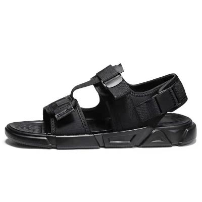 China New Promotion Breathable PVC Black Casual Shoes Sandals For Men for sale