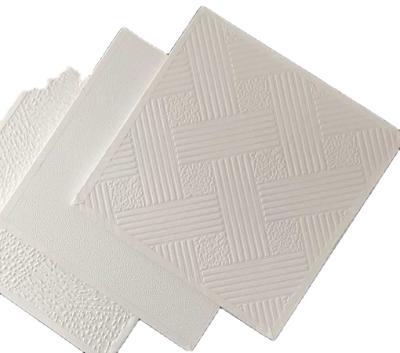 China COMMON 595*595mm PVC Coated Gypsum Ceiling Tiles PVC Laminated for sale