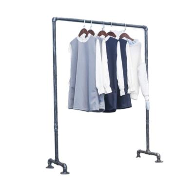 China China Manufacture Professional Stocked Silver Gray Boutique Clothing Display Clothing Racks For Shops for sale