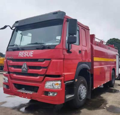 China Sinotruk HOWO Fire Fighting High Pressure Water Spraying Truck 10000L for sale