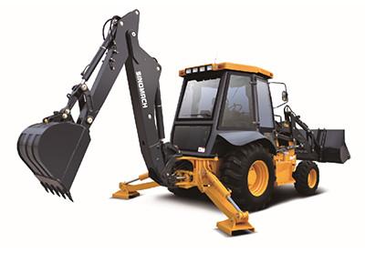 Κίνα SINOMACH μικρό 630 Backhoe φορτωτών μέγεθος 19.5L-24R4-12PR ροδών μηχανών οπίσθιο προς πώληση