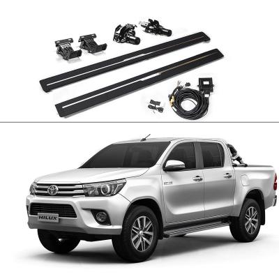 China Legierung Hilux Vigo Foldable Running Boards Aluminum Seitenschritt wasserdichtes 100% Hilux zu verkaufen