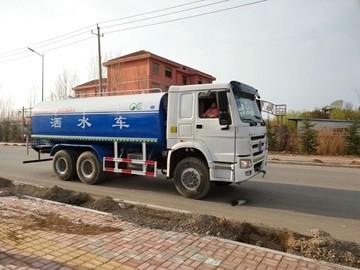 China 10 Euro 3 des Kubikmeter-Dieselöl benutzter Wasser-Tankwagen-173HP zu verkaufen