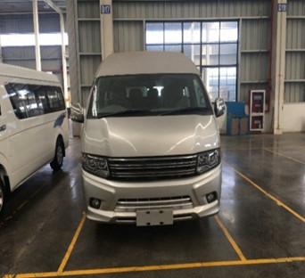 China Changan Hiace 5.4m Benzine 15 de Seater Gebruikte Motor van de Passagiersbus 3TZ Te koop