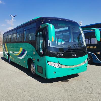 China Elektronische Controle Huanghai 8.2m Personeelspendel 44 Seater-Bus 200km Waaier Te koop