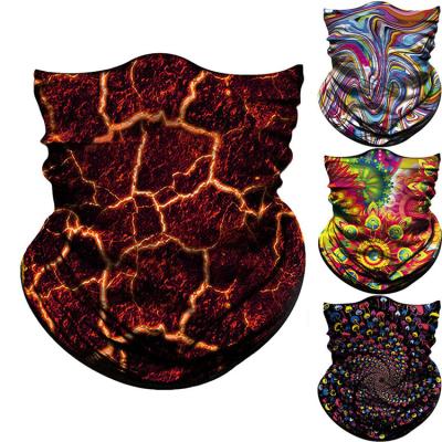 China 2021 Summer Unique Breathable Multifunctional Seamless Silk Bandana Tube Neck Scarf Bicycle Sports for sale